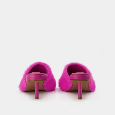 Jacquemus Argilla 55 Mules In Pink