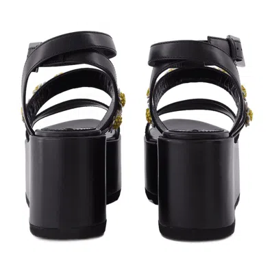 Fabrizio Viti Women's Tima Daisy Platform Sandals In Black