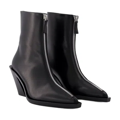 Elleme Sculpted 85mm Block-heel Boots In Black