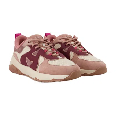 Hogan H597 Allacciato H Sneakers In Multicolor Leather In Multicolor