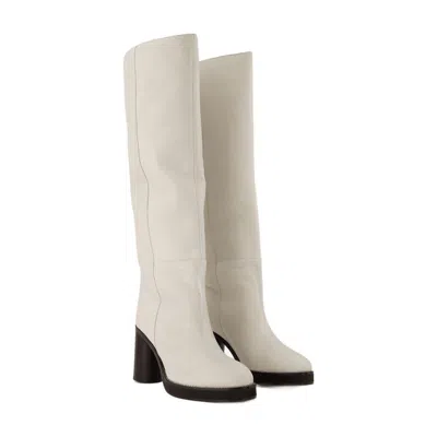 Isabel Marant Leila Boots In White