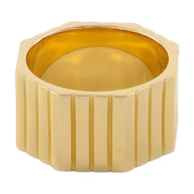 Ivi Octagonal Ring Core -plated In Gold