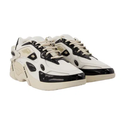 Raf Simons Multi-panel Lace-up Sneakers In Multicolor