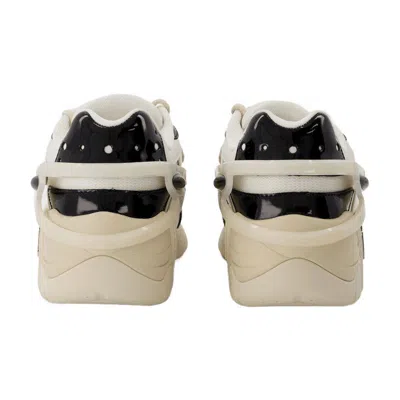 Raf Simons Multi-panel Lace-up Sneakers In Multicolor