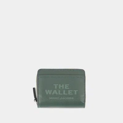 Marc Jacobs The Mini Compact Wallet In Green