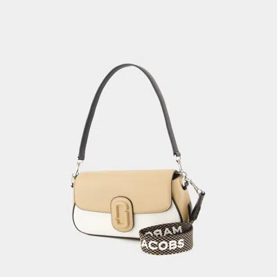 Marc Jacobs The Colorblock Large Clover Shoulder Bag In Beige