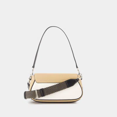 Marc Jacobs The Colorblock Large Clover Shoulder Bag In Beige