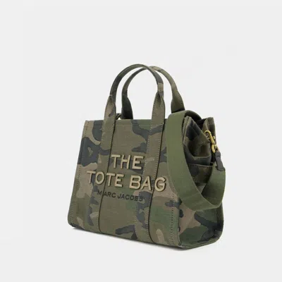 Marc Jacobs Womens Camo Multi The Camo Jacquard Medium Tote Bag In Printed