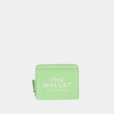 Marc Jacobs The Mini Compact Wallet In Green