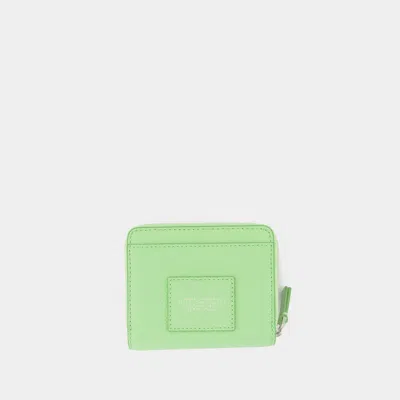 Marc Jacobs The Mini Compact Wallet In Green