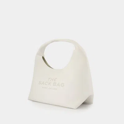 Marc Jacobs The Sack Shoulder Bag - Leather - White In White