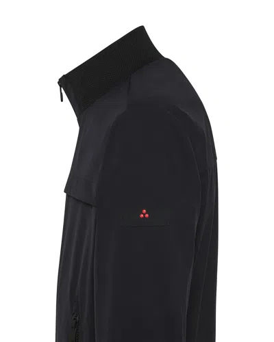 Peuterey Right-collar Zipper Casual Jacket In Blue