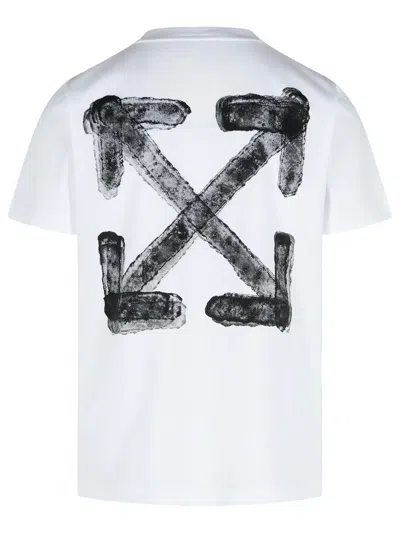 Off-white Spray Arrow Slim Fit T-shirt Clothing In White
