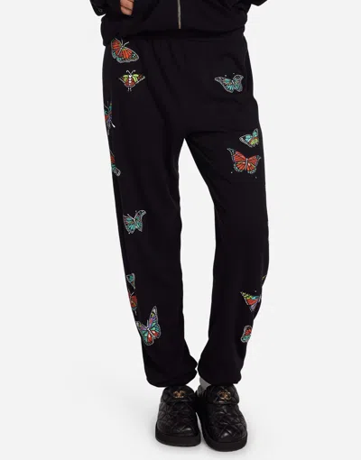 Lauren Moshi Tanzy Vintage Butterflies In Black