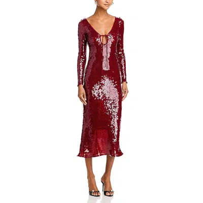 Bardot Verona Sequin Maxi Dress In White
