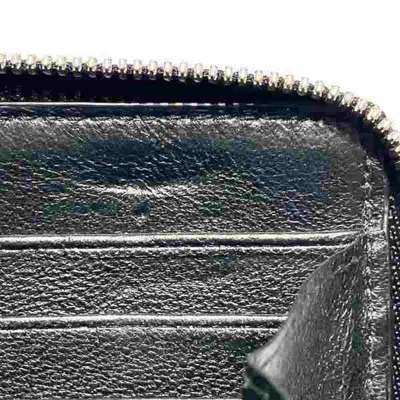 Pre-owned Balenciaga Black Leather Long Wallet (bi-fold) ()