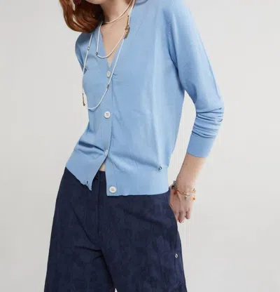 Ottod'ame Long Sleeves Cardigan In Cielo In Multi