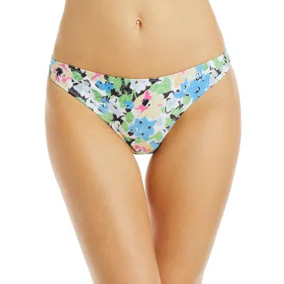 Ganni Women Floral Pattern Bikini Briefs In Multi