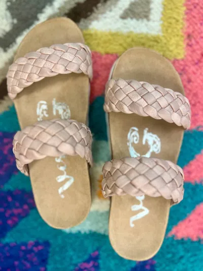 Very G Women's Braidon Has Me Blushin' Platform Sandals In Brown In Brown
