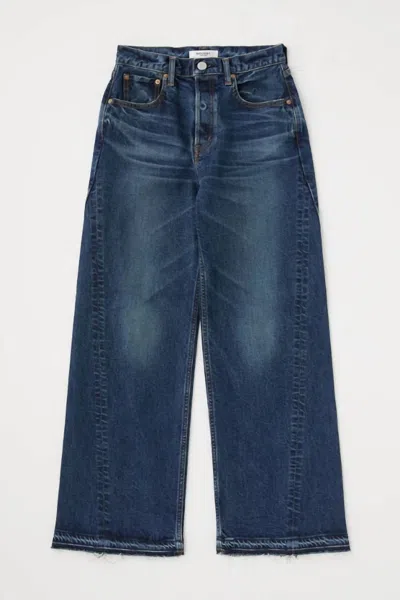 Moussy Espanola Wide In Blue In Blue