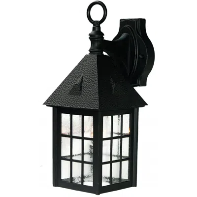 Homezia Matte Black House Shaped Wall Light