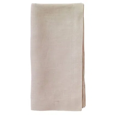 Bodrum Linens Riviera Napkins, Set/4 In Tan