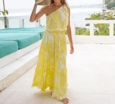 Skemo Ibiza Long Dress In Yellow In Yellow