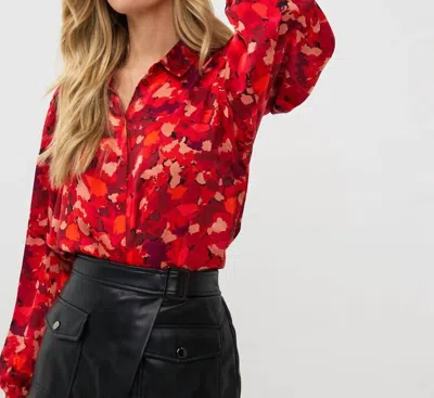 Esqualo Wonders Basic Blouse In Multi Print In Multi