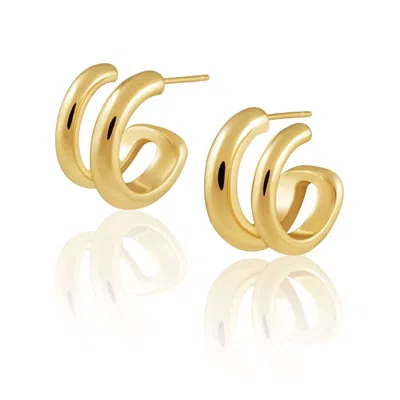 Sahira Women's Gisela Double Hoop In Gold In Gold