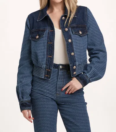 Dear John Denim Chelsee Denim Jacket In Moonlight In Multi