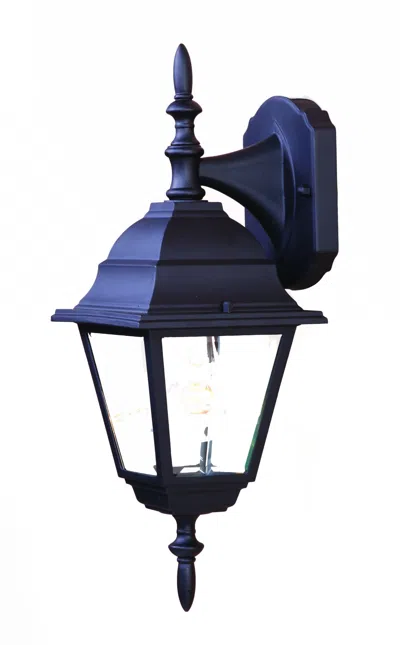 Homezia Black Swing Arm Outdoor Wall Light