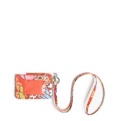 Vera Bradley Outlet Ultralight Zip Id And Lanyard In Multi