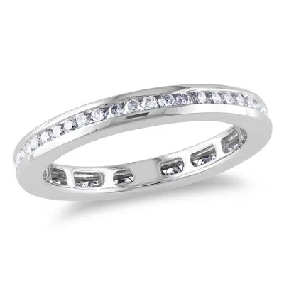 Mimi & Max 1/2ct Tw Channel Set Diamond Eternity Ring 14k White Gold In White