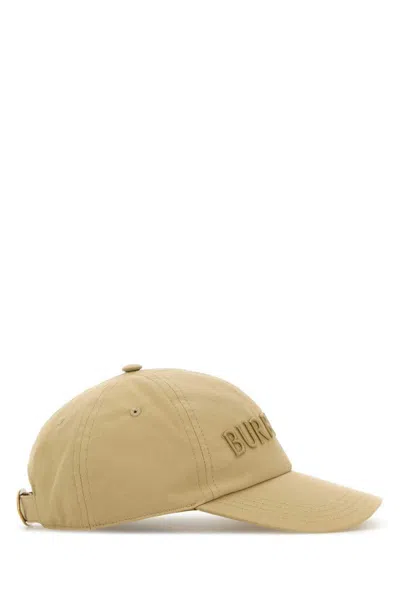 Burberry Embroidered Cotton-twill Baseball Cap In Beige O Tan