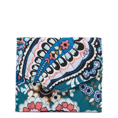 Vera Bradley Outlet Cotton Mini Tri-fold Wallet In Multi