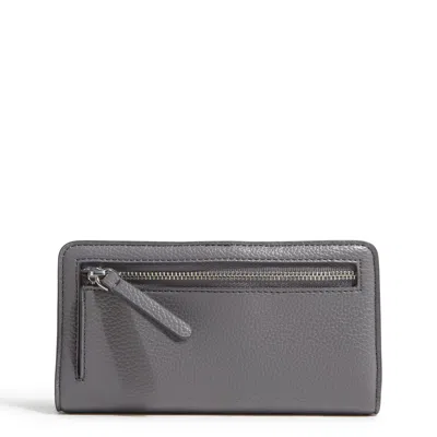 Vera Bradley Outlet Faux Leather Essential Wallet In Grey