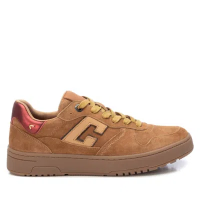 Xti Women's Leather Sneakers In Camel In Brown