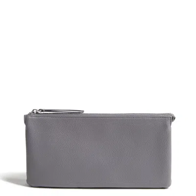 Vera Bradley Outlet Faux Leather Essential Trio Clutch In Grey
