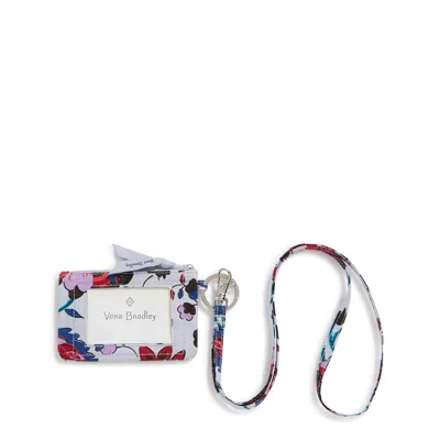 Vera Bradley Outlet Cotton Zip Id And Lanyard In Multi