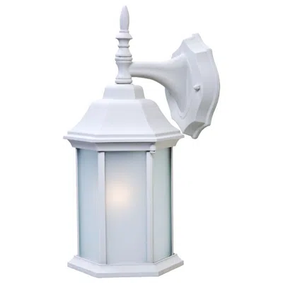 Homezia White Frosted Glass Swing Arm Wall Light