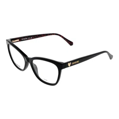 Love Moschino Black Women Optical Frames In Black