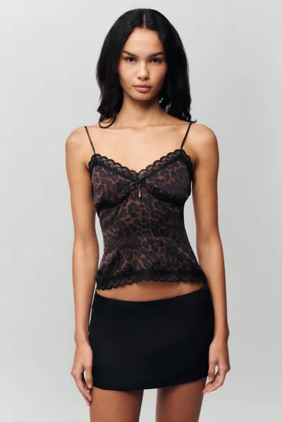 Danielle Guizio Ny Ivy Cami In Leopard
