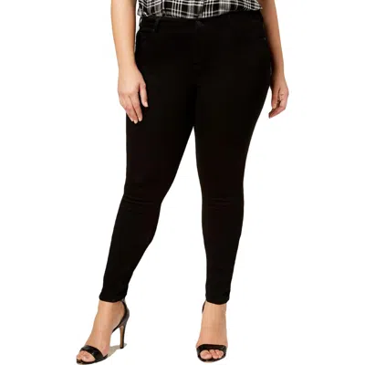 Celebrity Pink Plus Rider Womens Mid-rise Ankle Skinny Jeans In Multi