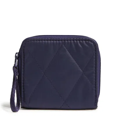 Vera Bradley Outlet Essential Small Zip-around Wallet In Blue