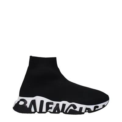 Balenciaga Speed Logo-print Stretch-knit High-top Sneakers