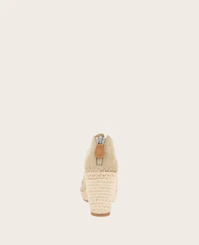 Gentle Souls - Corinne Suede Espadrille Wedge In Warm Sand Suede