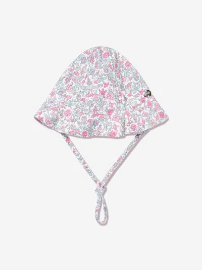 Paz Rodriguez Baby Girls Floral Hat In Pink