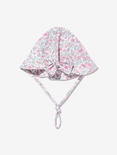 Paz Rodriguez Baby Girls Floral Hat In Pink