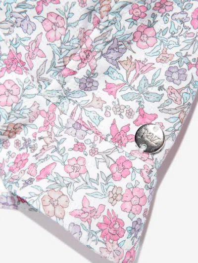Paz Rodriguez Baby Girls Floral Hat In Pink