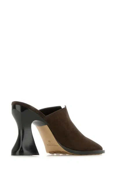 Bottega Veneta Women Mule Cha-cha In Soft Suede
